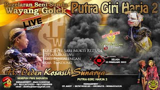 Download Lagu LIVE 22 FEBRUARI 2022 BANDUNG WAYANG GOLEK PUTRA GIRI HARJA 2. MP3