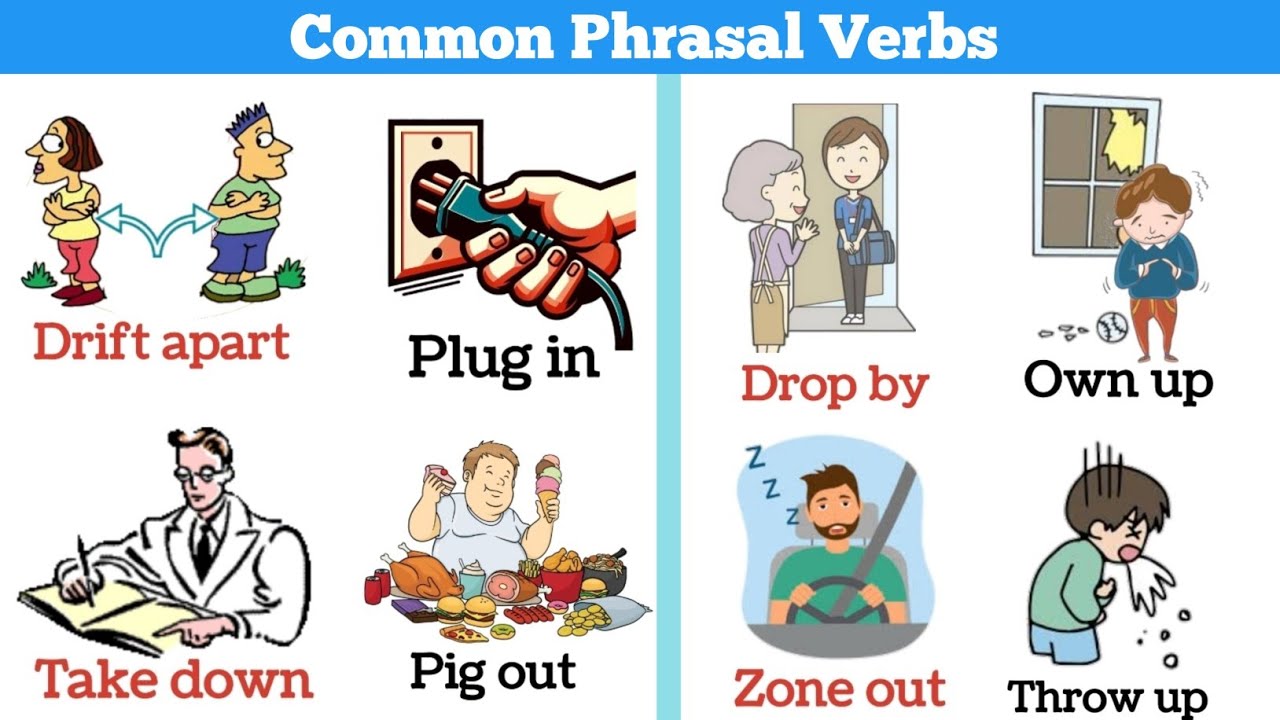 Most Common Phrasal verbs | Phrasal verbs in english | Phrasal verbs ...