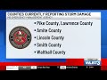 One killed, three injured during severe weather in Mississippi