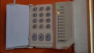 DSC Security System Beeping