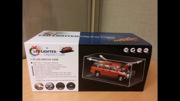 LED LIGHTED Display Case 1:18