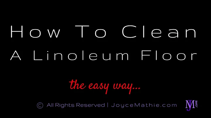 How To Clean A Linoleum Floor The Easy Way