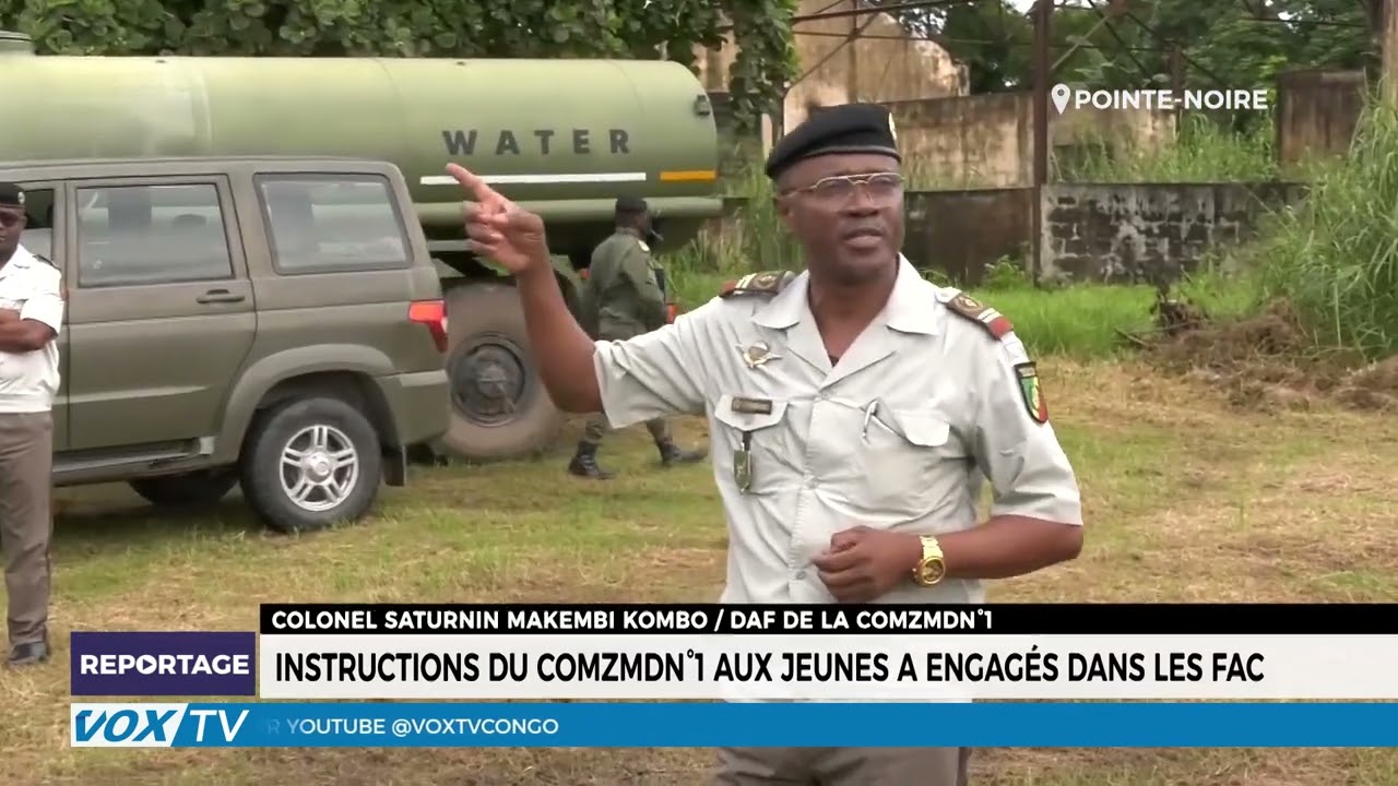instructions du commandant de la zone militaire de défense n°1 aux jeunes engagés dans les fac