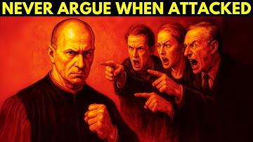 NEVER Argue When Attacked✨Machiavelli’s Hidden Rule to DOMINATE Conversations With Tactical Silence
