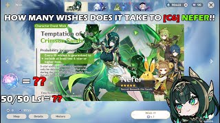 Celebrity HOW MANY WISHES DOES IT TAKE TO [C6] NEFER!! | GENSHIN IMPACT Wealth