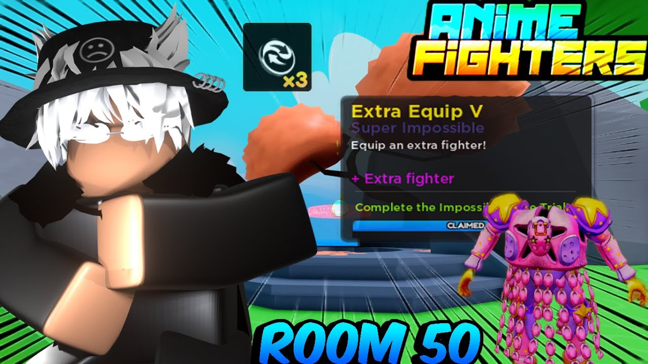 AYUDANDO A CONSEGUIR ROOM 50 DE IMPOSSIBLE EN ANIME FIGHTERS SIMULATOR  #jeocmicasita 