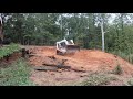 Backyard grading, flatten a hill for sod installation greater Atlanta.