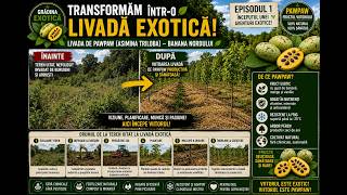 Transformăm un teren Uitat într-o livadă Exotică-Livada De PawPaw Banana Nordului. Episodul 1