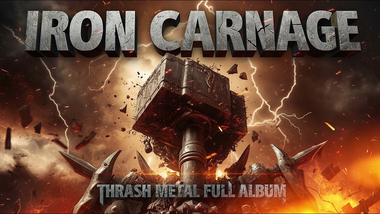 IRON CARNAGE – Full Thrash Metal Album | Epic Heavy Riffs,Relentless Drums & Aggressive Metal Energy