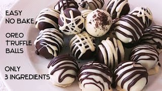 Oreo Truffles Balls with Cream Cheese (Only 3 Ingredients)