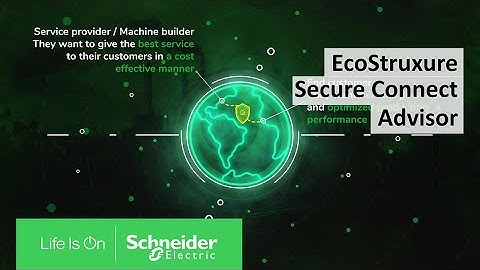 Fjerntilgang til Maskiner med EcoStruxure Secure Connect Advisor | Schneider Electric