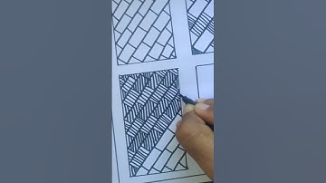 Brick 🧱 drawing pattern tutorial 3 #howtodraw #coolartwork #drawing #artangle #painting #wall