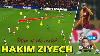 Hakim Ziyech  Man of the Match Dominates Man United with 2 Goals, 1 Assist, and a 9.1 Rating