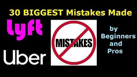 30 BIGGEST Mistakes New and Pro Uber &  Lyft drivers make. Long video #Uber #Lyft