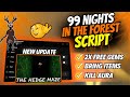 🌲 New 99 Nights In The Forest Script | Kill Aura, Bring All Items, Farm Diamonds &amp; More | 2025