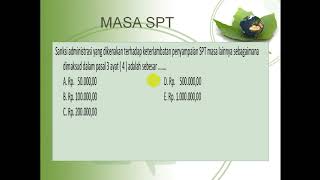Bahas soal UNBK: Administrasi Pajak part 2