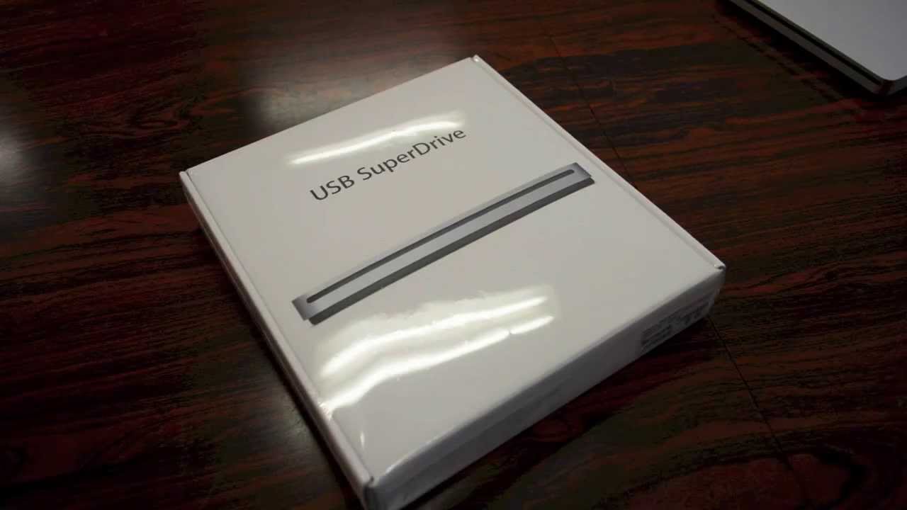 Apple SuperDrive - Unboxing/Review!