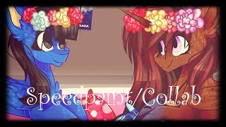 [Collab] *_Sleep Over_* (Mlp Speedpaint) @thelazysense_Art