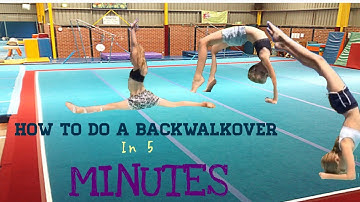 HOW TO LEARN YOUR BACKWALKOVER//IN 5 MINUTES