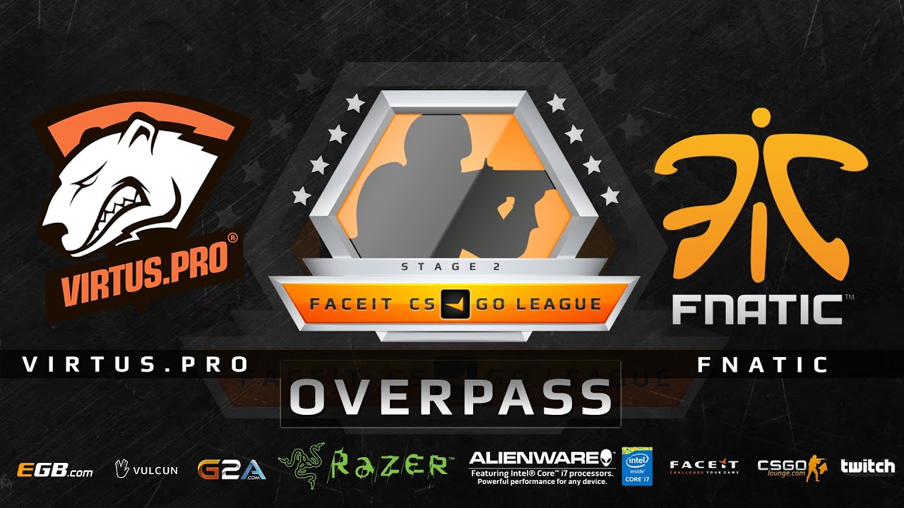 Virtus.pro vs Fnatic - Overpass (FACEIT League 2015 Stage 2 EU)