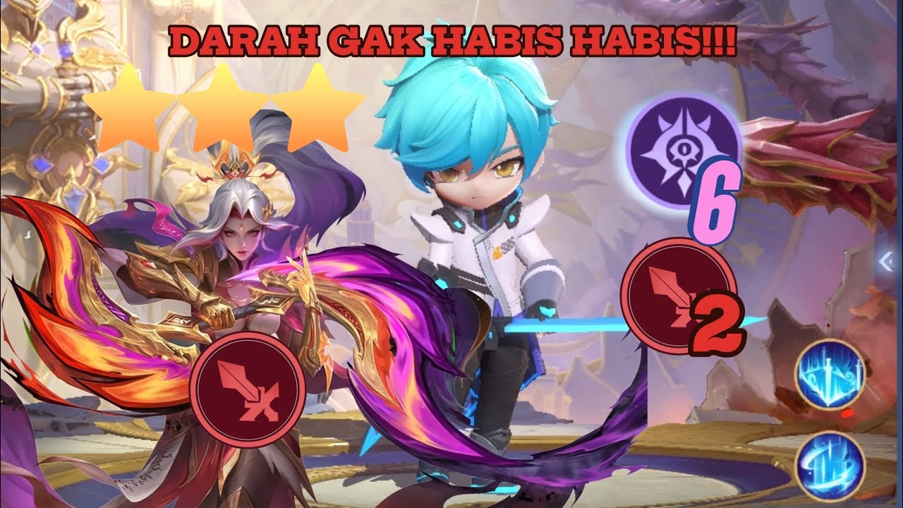 Hanabi WM OP Parah Ampe Darahnya Gak Abis Abis!!! -Magic Chess Gogo-