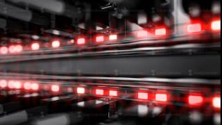 Lights and connections on network server. 4k 3d rendering