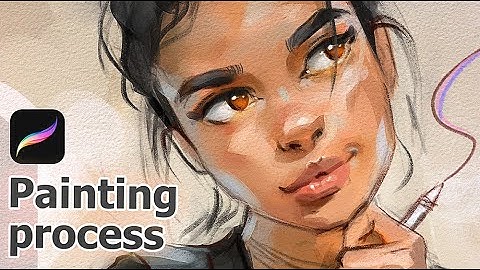 Painting Process - IpadPro - Procreate - AvvArt