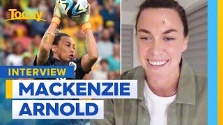 Matildas star Mackenzie Arnold catches up with Today! | Today Show Australia