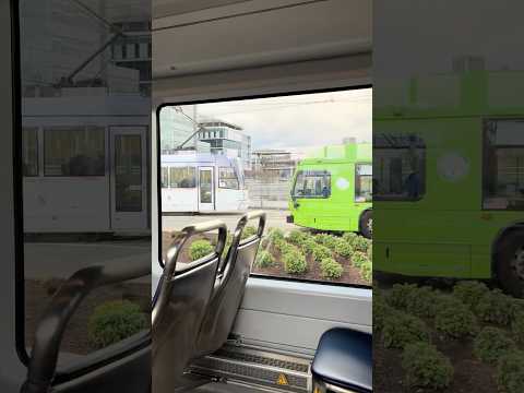Portland Streetcar 032 Crosses The Tilikum Crossing