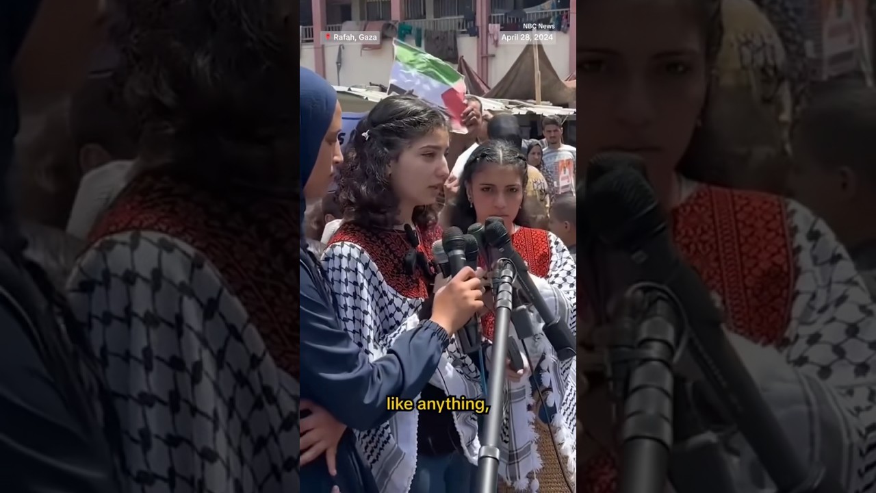 Students in Gaza send a message to U.S. student protestors Students in Gaza send a message to U.S. student protestors