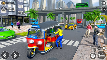 Modern Auto Rickshaw Driver 3D - Android Game play