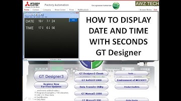 HOW TO DISPLAY DATE AND TIME WITH SECONDS GT Designer