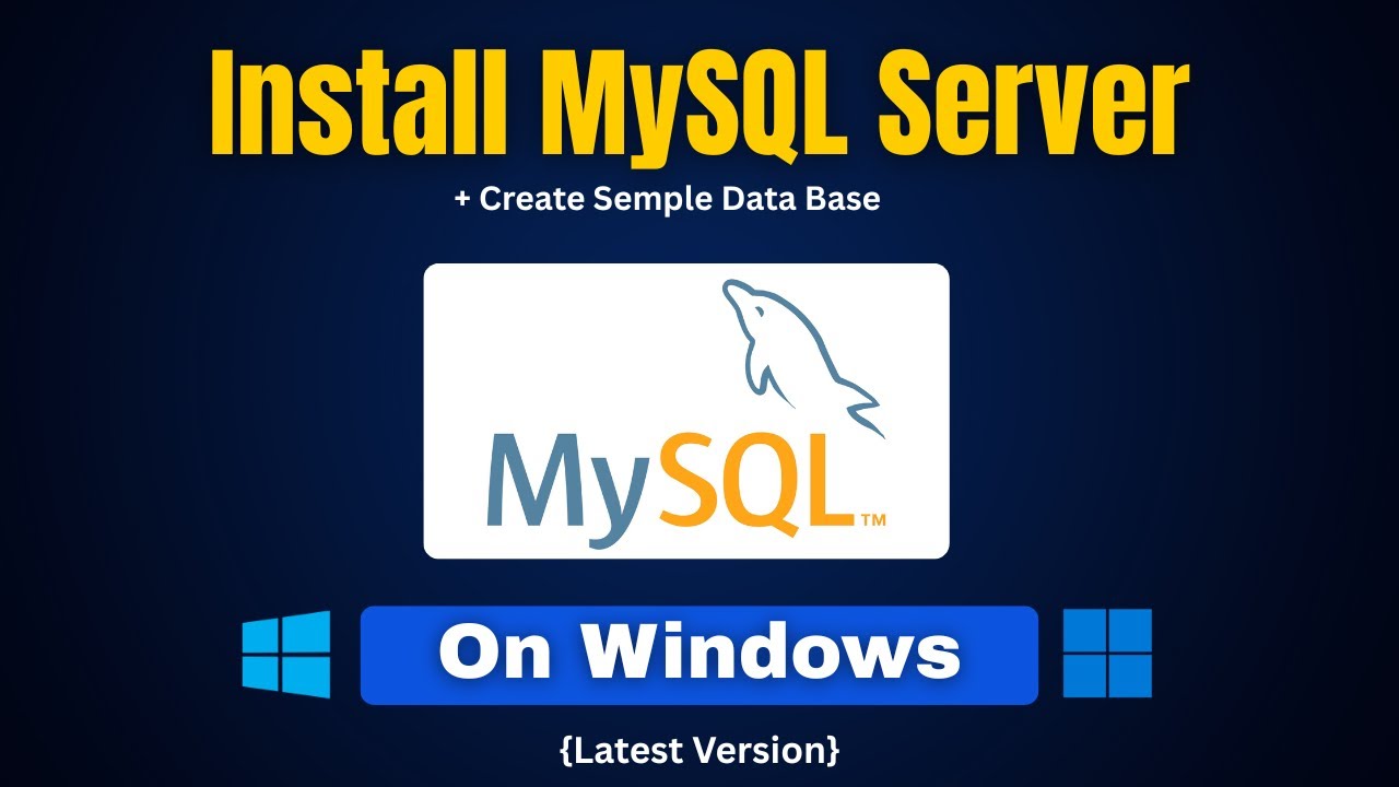 How to Install MySQL Server and Workbench on Windows 10/11 (2025 Complete Guide)