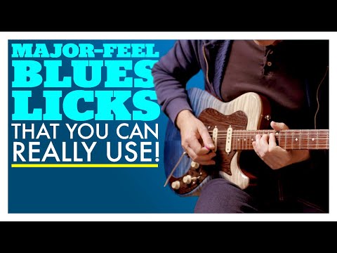 Blues Headlines: Major Feel Blues Licks