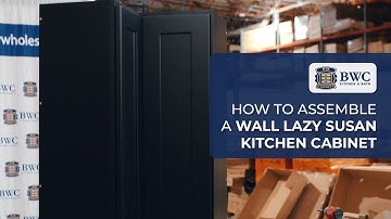 How to Assemble a Wall Lazy Susan - RTA Cabinet Assembly