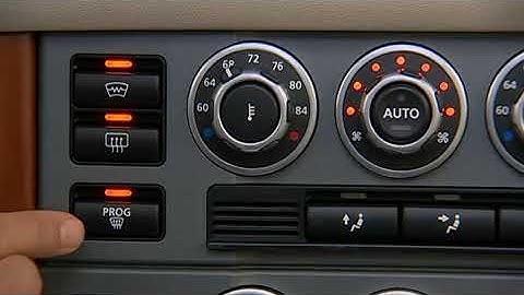 2007 Range Rover - Programmed Defrost - L322 Owner