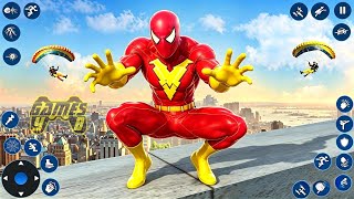 Red Spider Fighting Rope Superhero Rescue Civilians Part 8 - Android Gameplay screenshot 3