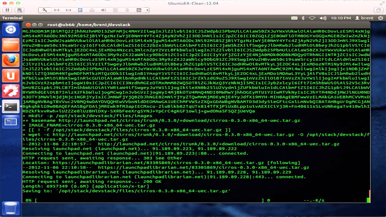 OpenStack Folsom DevStack install w/ VMware Fusion - YouTube