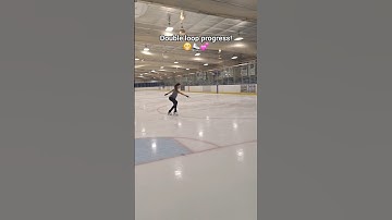 double loop 😁 #figureskater #iceskater #figureskating #iceskating #jumps #progress #fypシ゚viral #fyp