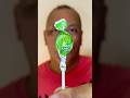 👂ASMR HILCO MINI LOLLIPOP CANDY SOUR GREEN APPLE FLAVOR EATING SOUNDS👂#shorts #asmr