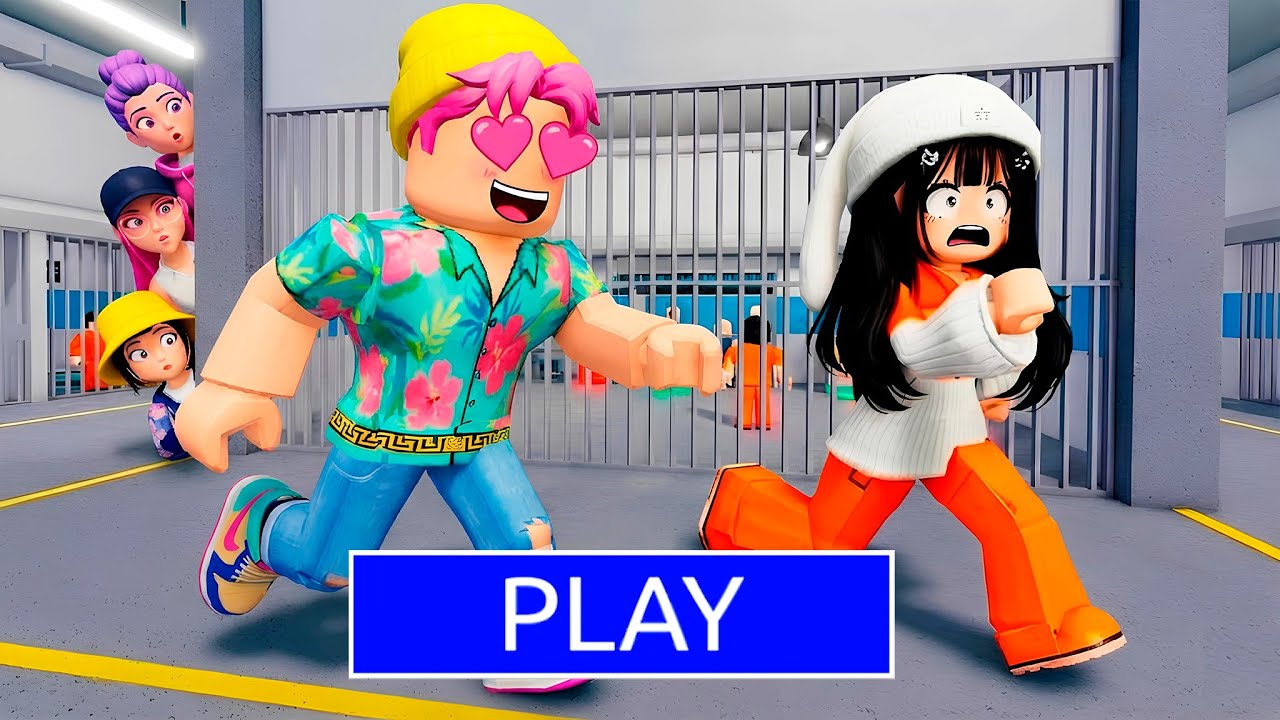 ABBY SAJA FALL IN LOVE WITH ME! in BARRY'S PRISON RUN! 