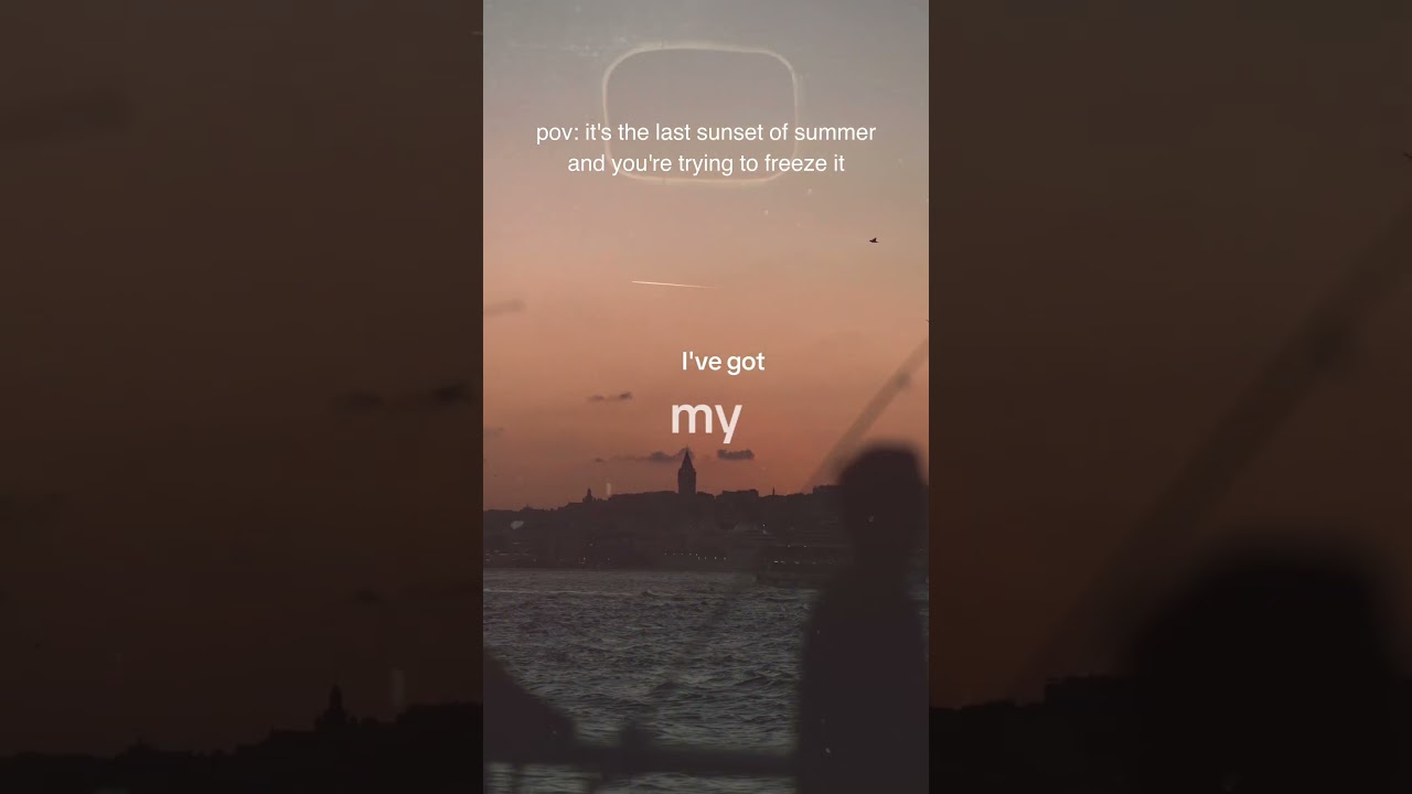 pov: it's the last sunset of summer... 🌅