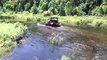 Rzr 800 goes deep in watery mud part 2