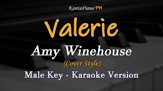 Video thumbnail of "Valerie (Amy Winehouse) - Male Key  I Cover Style (Karaoke)"