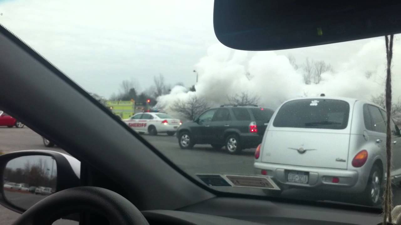 Parked truck catches on fire at Wal*Mart in Clifton Park NY! Part 2