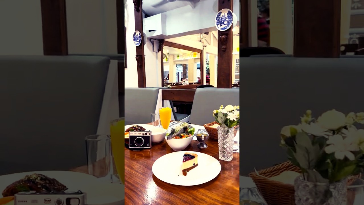 First line of business - lunch! Family friendly and very nice ambiance. 