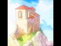 Colour with me small house on the cliff in Happy Color App