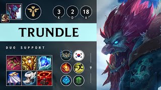Trundle Support vs Alistar - KR Challenger Patch 25.07