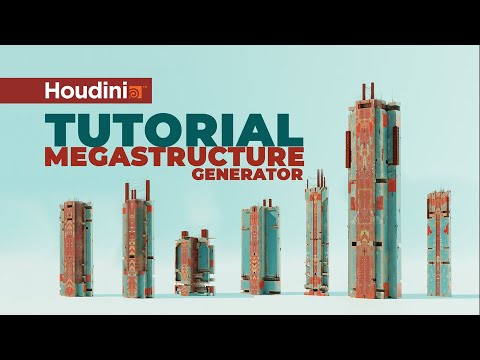 [TRAILER] Houdini Megastructure Generator [ Procedural Modeling ] - YouTube