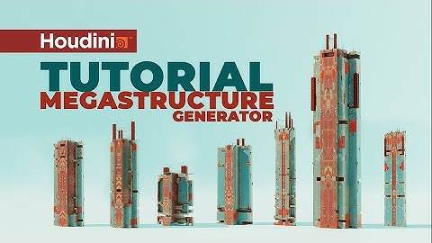 [TRAILER] Houdini Megastructure Generator [ Procedural Modeling ]